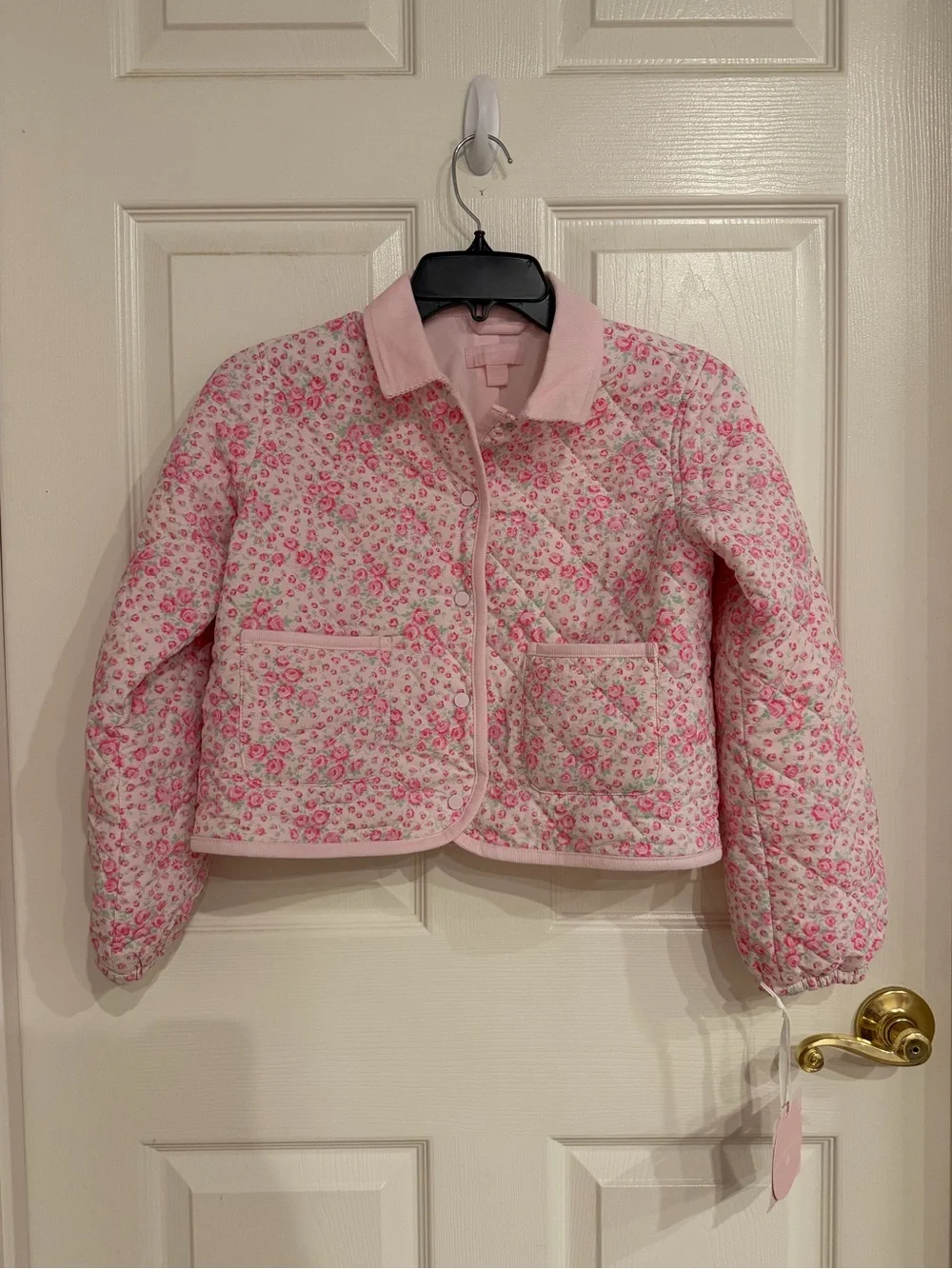 New LoveShackFancy x Target Rose Charlotte Roseheart Quilted Barn Jacket  Size L